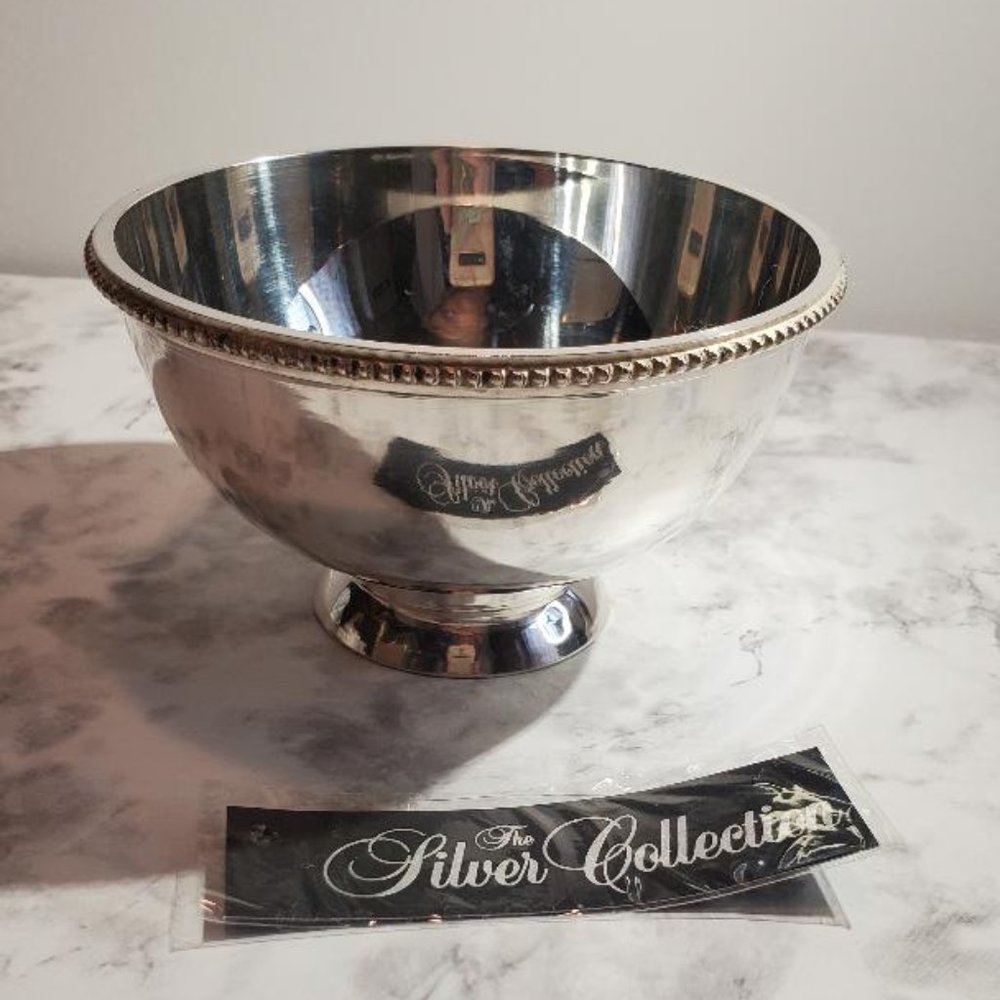 Silver Plated Small Bowl Dept 56